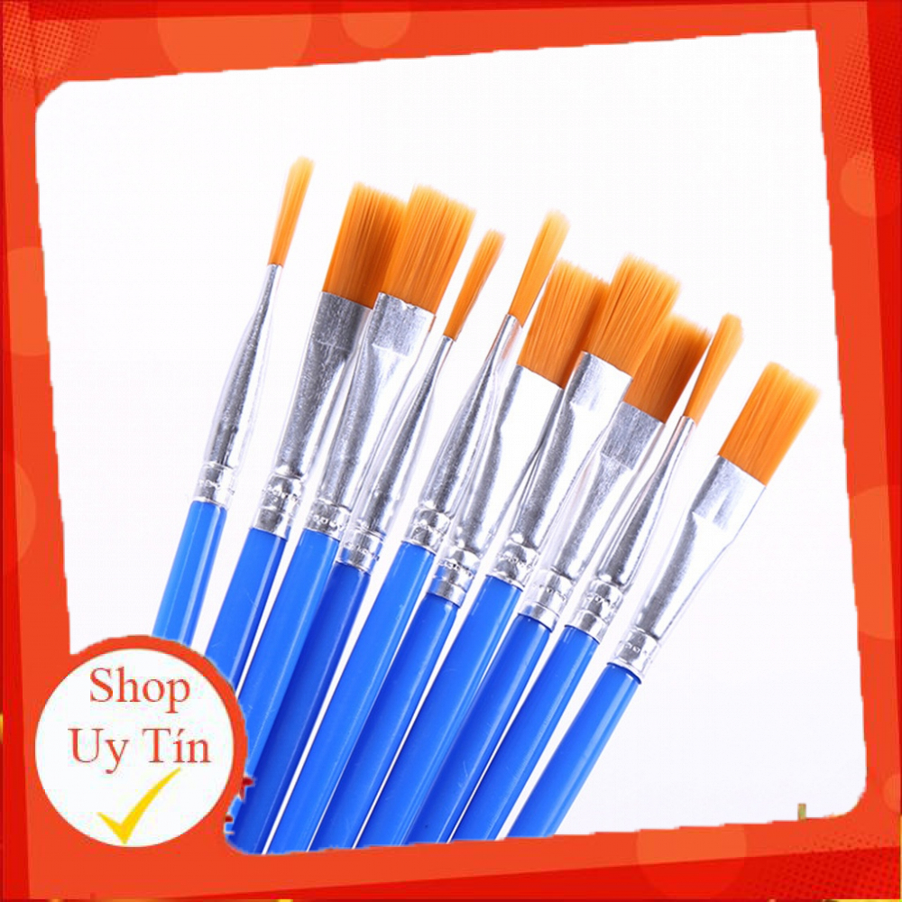 Cọ Vẽ Màu Nước - Cọ Nét Cọ Tô Màu Nước Sơn Dầu Acrylic - Cọ Bản Tô Tượng