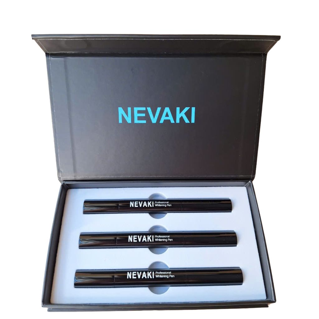 Máy làm trắng răng NEVAKI cho răng trắng bóng tự nhiên tại nhà trắng từ 3-6 tone sau một liệu trình