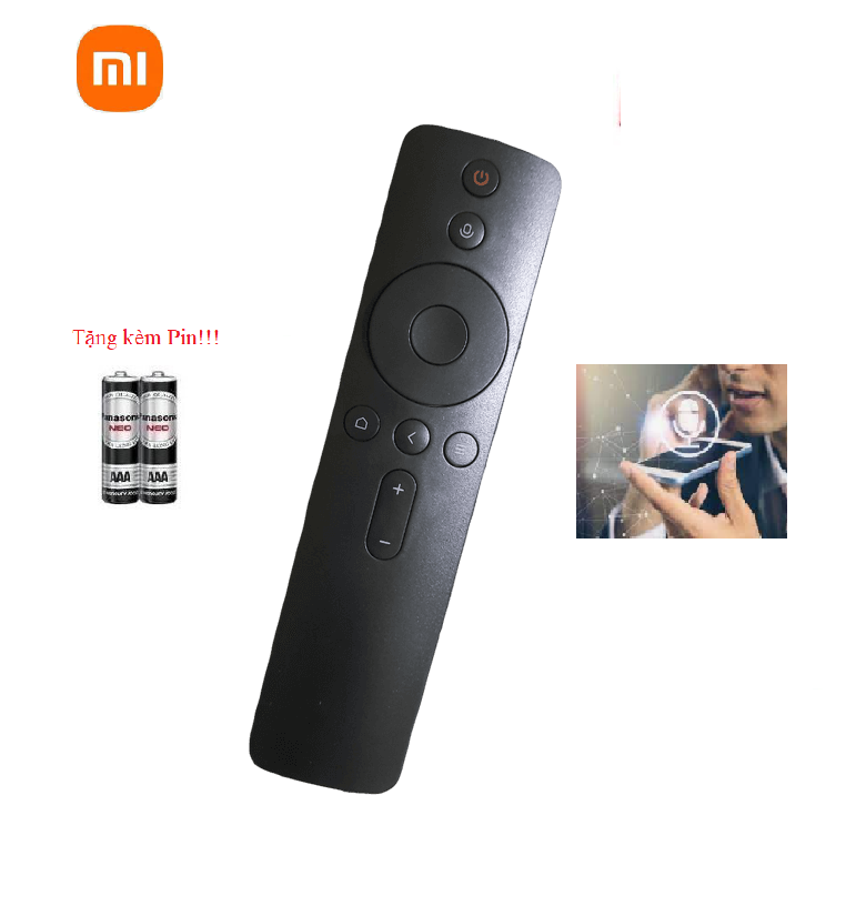 [Hàng chất lượng cao BH 1 năm] Remote Điều khiển giọng nói TV Xiaomi - Mi TV Box Android TV- Hàng mới chính hãng Tặng kèm Pin