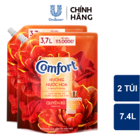 Combo 2 Nước Xả Vải Comfort Thơm Mát Gấp 10 Lần / Hương Nước Hoa 100 Giờ Lưu Hương Túi 3.6/3.7L (bao bì tùy lô nhập hàng)