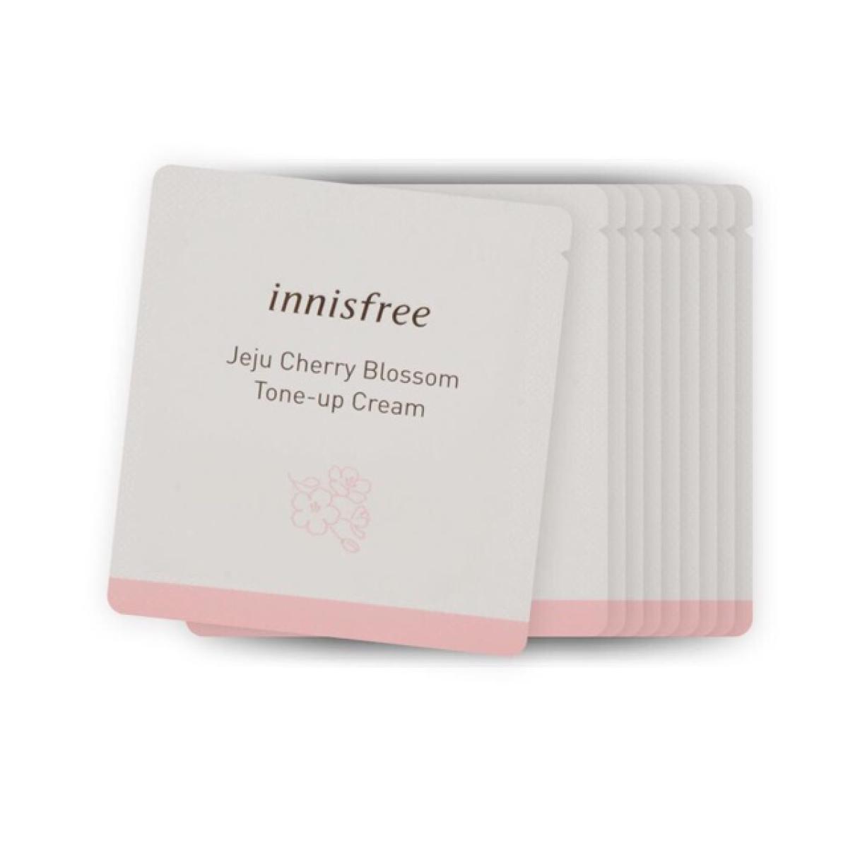 [Hcm]Combo 10 Gói Sample Kem Anh Đào Nâng Tone Da Innisfree Tone Up Cream