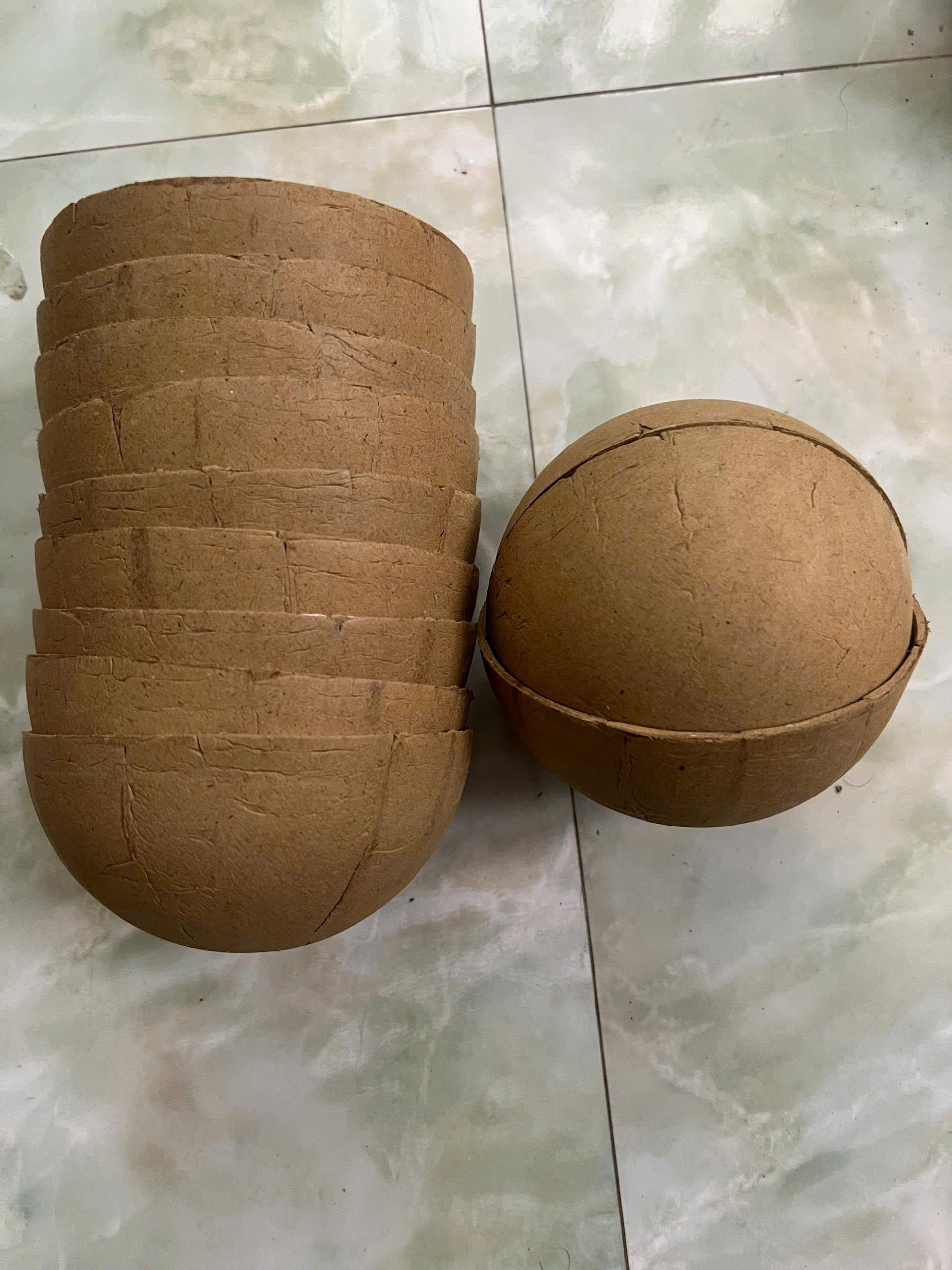 Phôi vỏ cầu giấy 5 ( 5b tô 5)