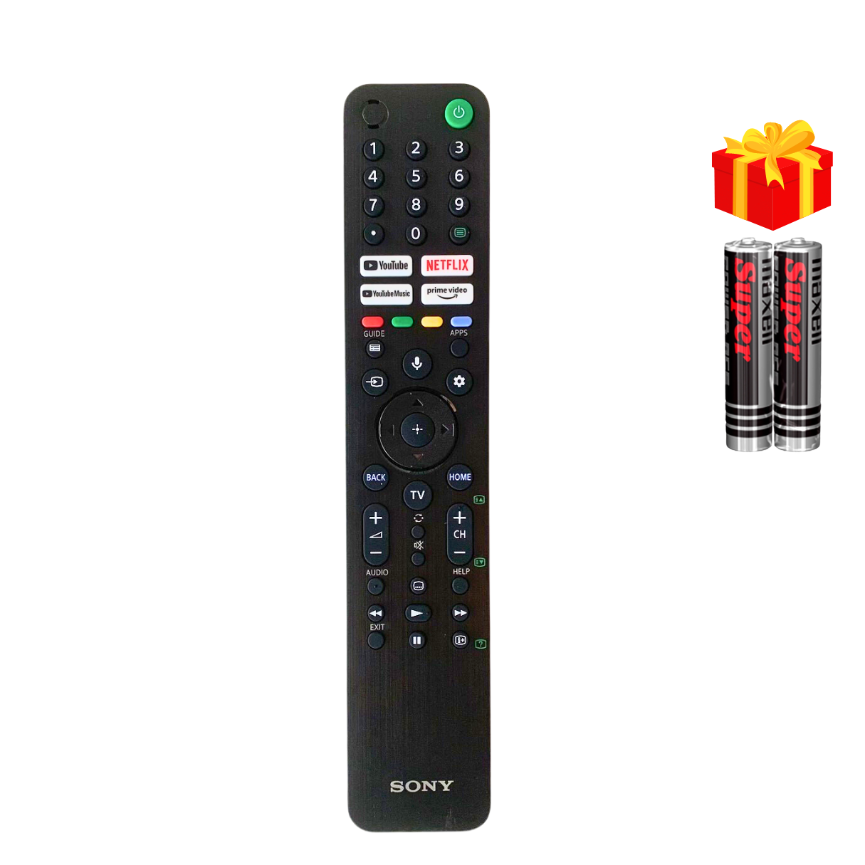 Remote điều khiển tivi Sony RMF-TX520U điều khiển TV Sony các dòng tivi 55in 4K - Tặng kèm pin