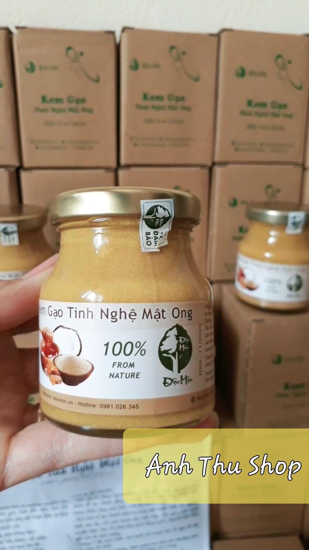 Kem gạo tinh nghệ mật ong Độc Mộc