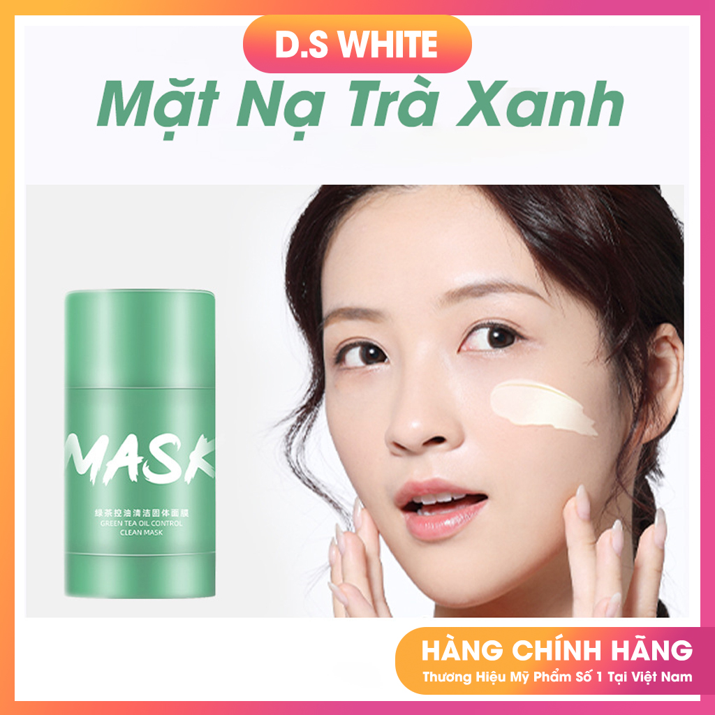 [Hcm]Sáp Lăn Mặt Mặt Nạ Bùn Dưỡng Trắng Trịn Mụn Icali Hương Trà Xanh