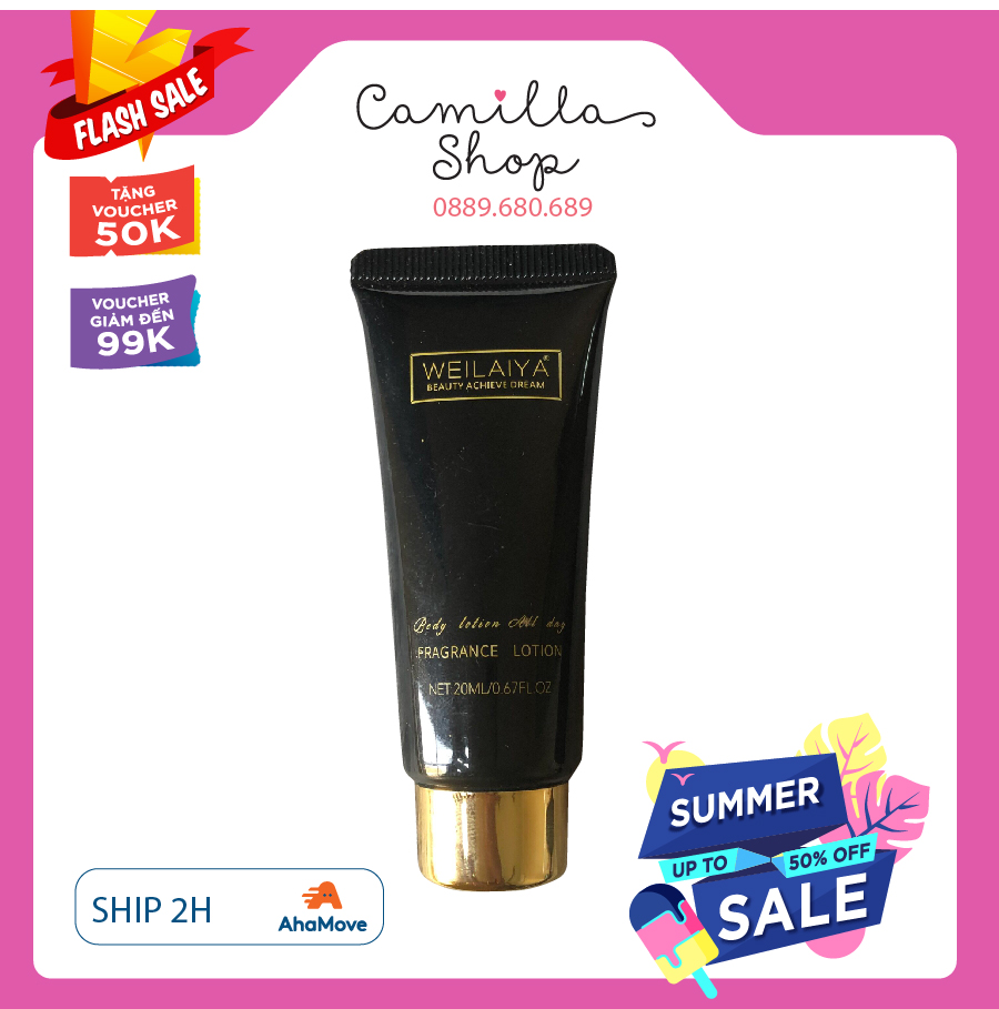 [HCM]Sữa dưỡng thể FRAGRENCE lotion giúp trắng da và cung cấp dưỡng chất cho da chắc khỏe 20ml