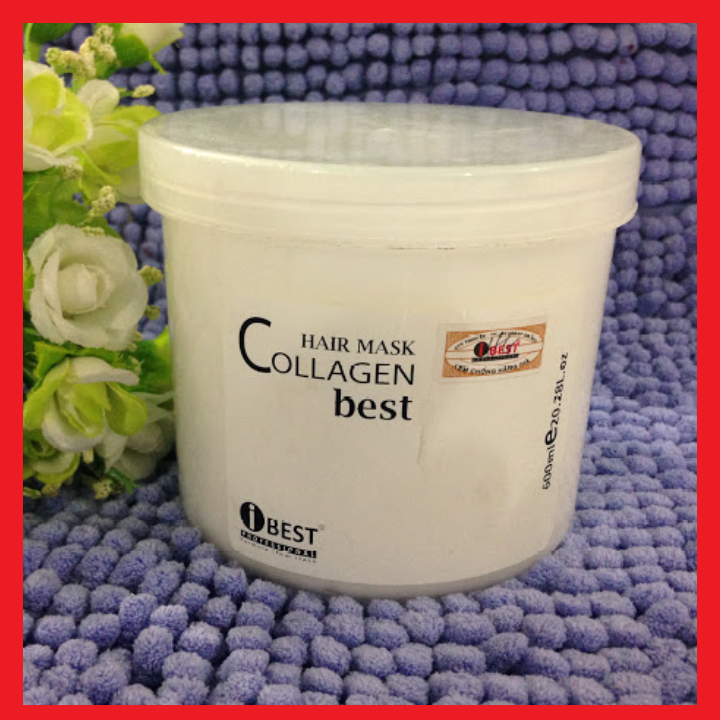 Kem Ủ Tóc Cao Cấp Siêu Mượt Ibest Collagen 600Ml Chăm Sóc Tóc Uốn Nhuộm Hư Tổn Từ Bên Trong Giúp Tóc Luôn Khỏe Đẹp