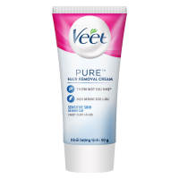 Kem Tẩy Lông Veet Pure Dành Cho Da Nhạy Cảm (Mới) Pure Hair Removal Cream - Sensitive Skin Hasaki Sản Phẩm Chính Hãng