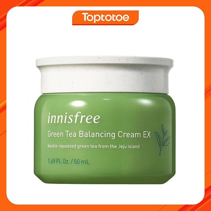 Kem Dưỡng Dành Cho Da Hỗn Hợp Innisfree Green Tea Balancing Cream Ex 50Ml