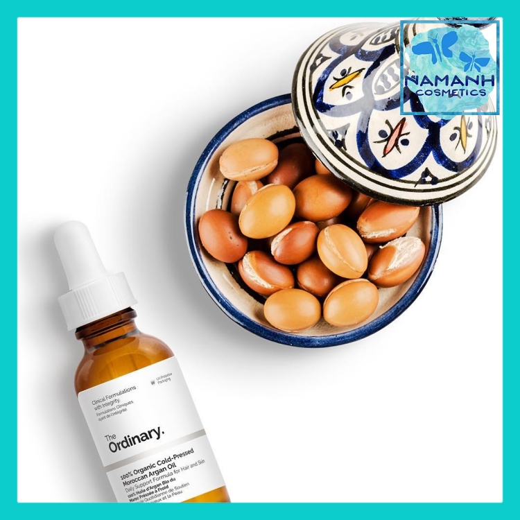 Dầu Dưỡng Tóc Bóng Mượt The Ordinary 100% Organic Cold - Pressed Moroccan Argan Oil