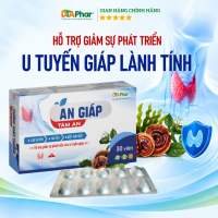 Viên uống An Giáp Tâm An hỗ trợ giảm nguy cơ bướu cổ lành tính Hộp 30 viên