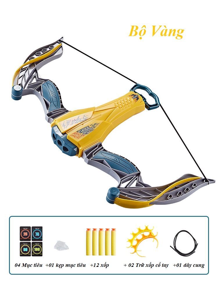 Bộ Đồ Chơi Cung Tên Hít - Nỏ Thể Thao Cho Trẻ Em Vận Động Ngoài Trời