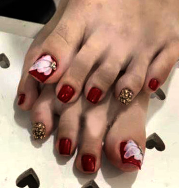 [HCM]Sản phẩm trang trí móng  vẽ nổi Nail desige  hoa vẽ nổi. Hoa nổi 4D Fantasy set 2 hoa theo màu.Hoa dễ bẻ from móng(hàng vẽ tay không đổ khuôn )