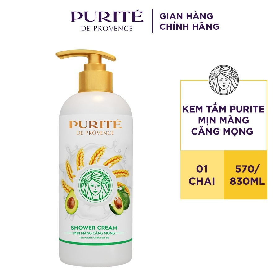 Kem Tắm Purite Dưỡng Da 830ml