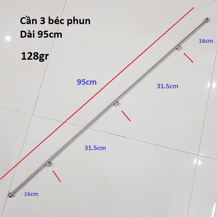 Cần phun inox nối dài láp dàn phun thuốc trừ sâu