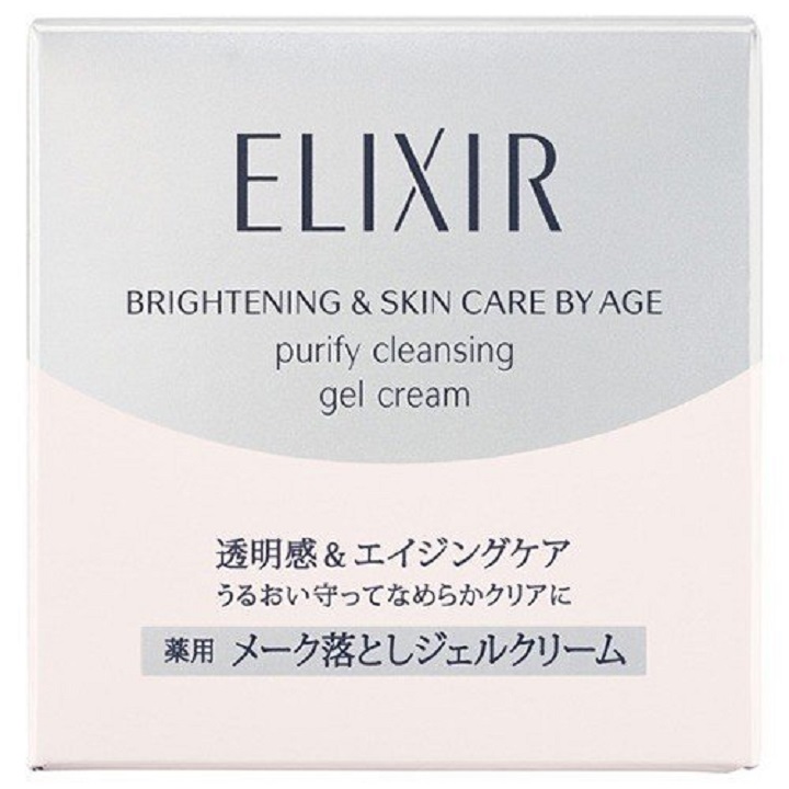Kem tẩy trang dạng gel Shiseido ELIXIR Brightening &amp; Revitallizing Care Purify Cleansing gel cream 140g - Nhật Bản