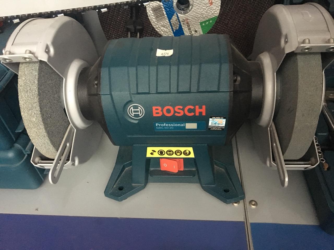 [Freeship+quà tặng 19k] Máy mài 2 đá GBG 60-20 chính hãng  tại Máy NTT bảo hành dài hạn dùng mài thô