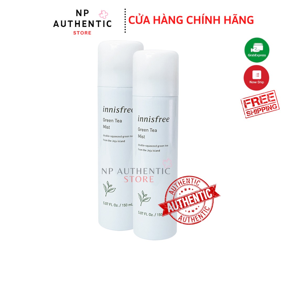 Hot Xịt Khoáng Innissfree Trà Xanh Mẫu Mới 50Ml