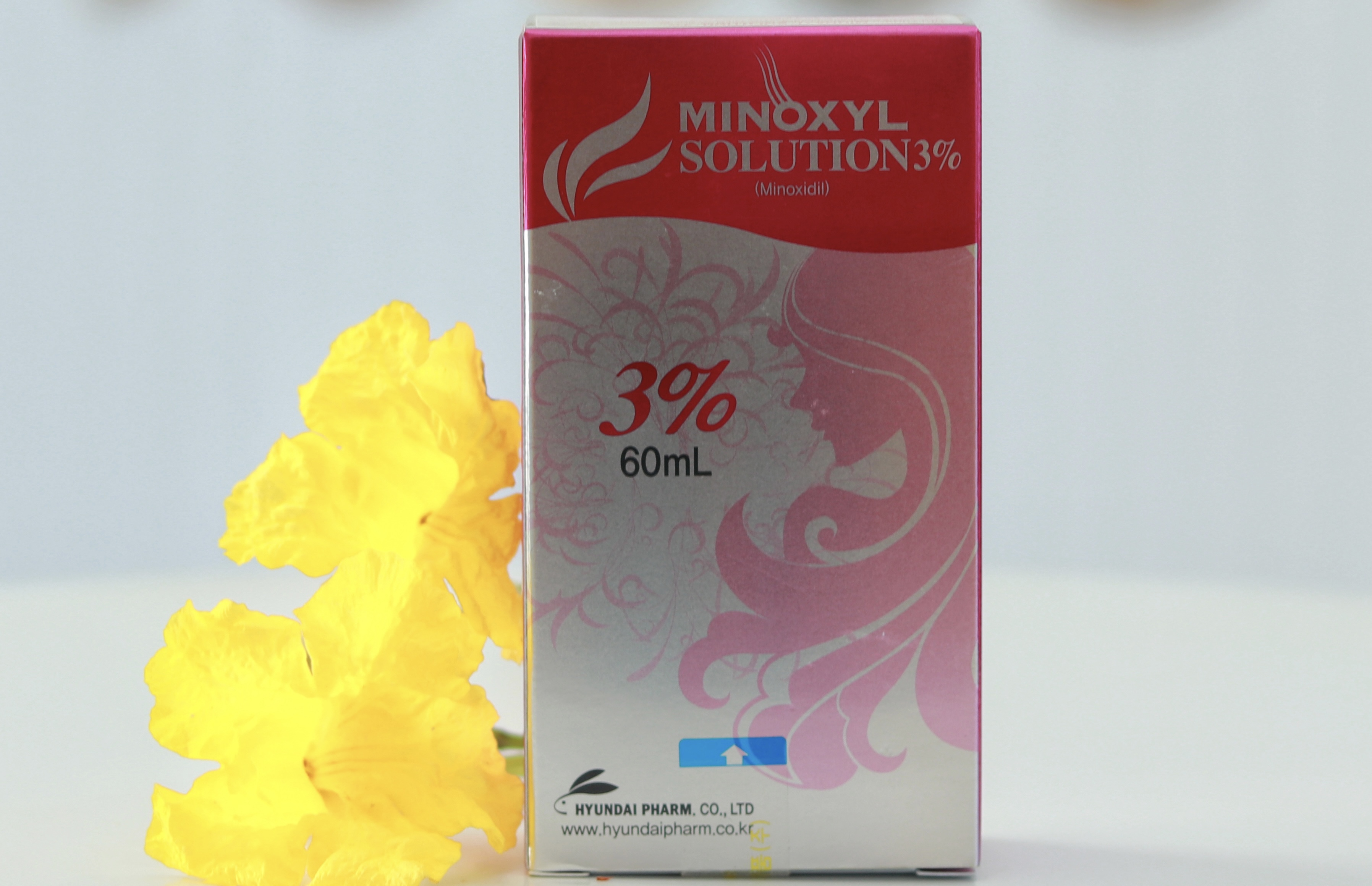 Xịt Mọc Tóc Giảm Rụng Tóc Hói Đầu Minoxyl Solution 3% Chai 60Ml