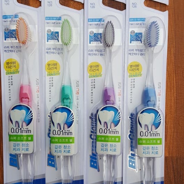 Bàn chải đánh răng Blue Clean Hàn quốc - 1 chiếc