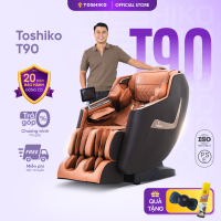 Ghế massage toàn thân Toshiko T90 12 thủ thuật massage chuyên sâu khả năng nhận dạng giọng nói con người để điều chỉnh bài massage phù hợp