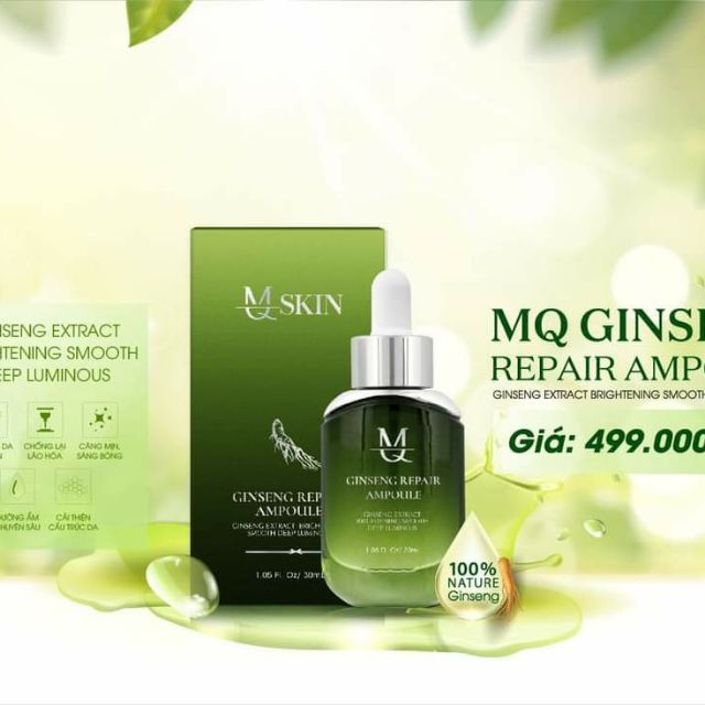 [HCM]Serum Tế Bào Gốc Căng Bóng Da Nhân Sâm MQ SKIN
