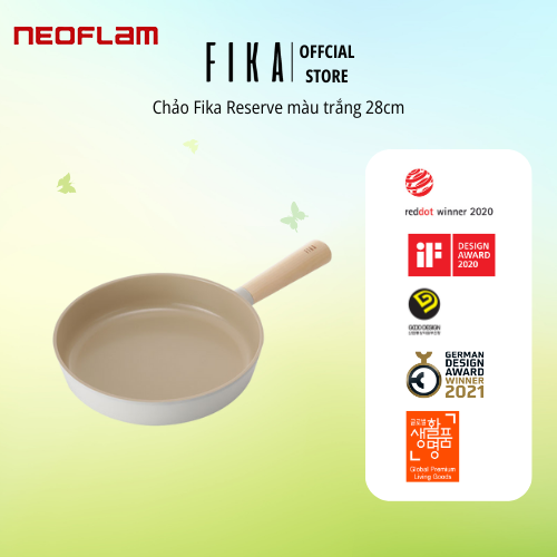 NEOFLAM Chảo FIKA Reserve màu trắng 28cm xuất xứ Hàn Quốc