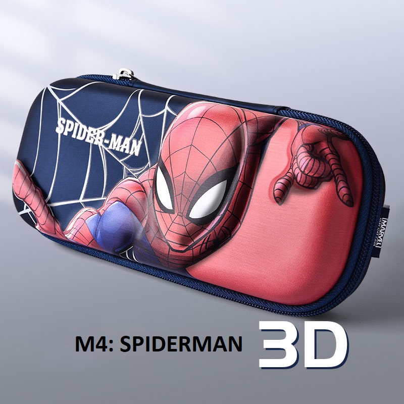 Hộp bút 3D cute MỚI đa năng nhiều ngăn siêu nhân Marvel chính hãng Lalunavn - B58