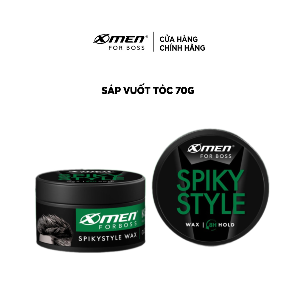 [MỚI] Sáp vuốt tóc nam Wax/Pomade Xmen for Boss 70g - Giữ nếp 8H với Keratin giúp tóc chắc khỏe
