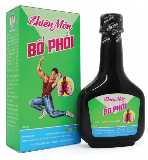 Thiên Môn Bổ Phổi - Siro Bổ Phế - Giảm Ho - Tan Đàm Chai 280Ml