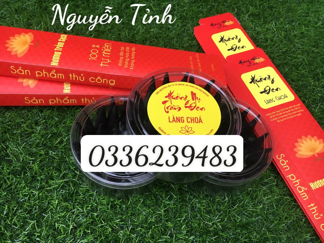 Hương nụ trầm đen làng Chóa ( 40 nụ)