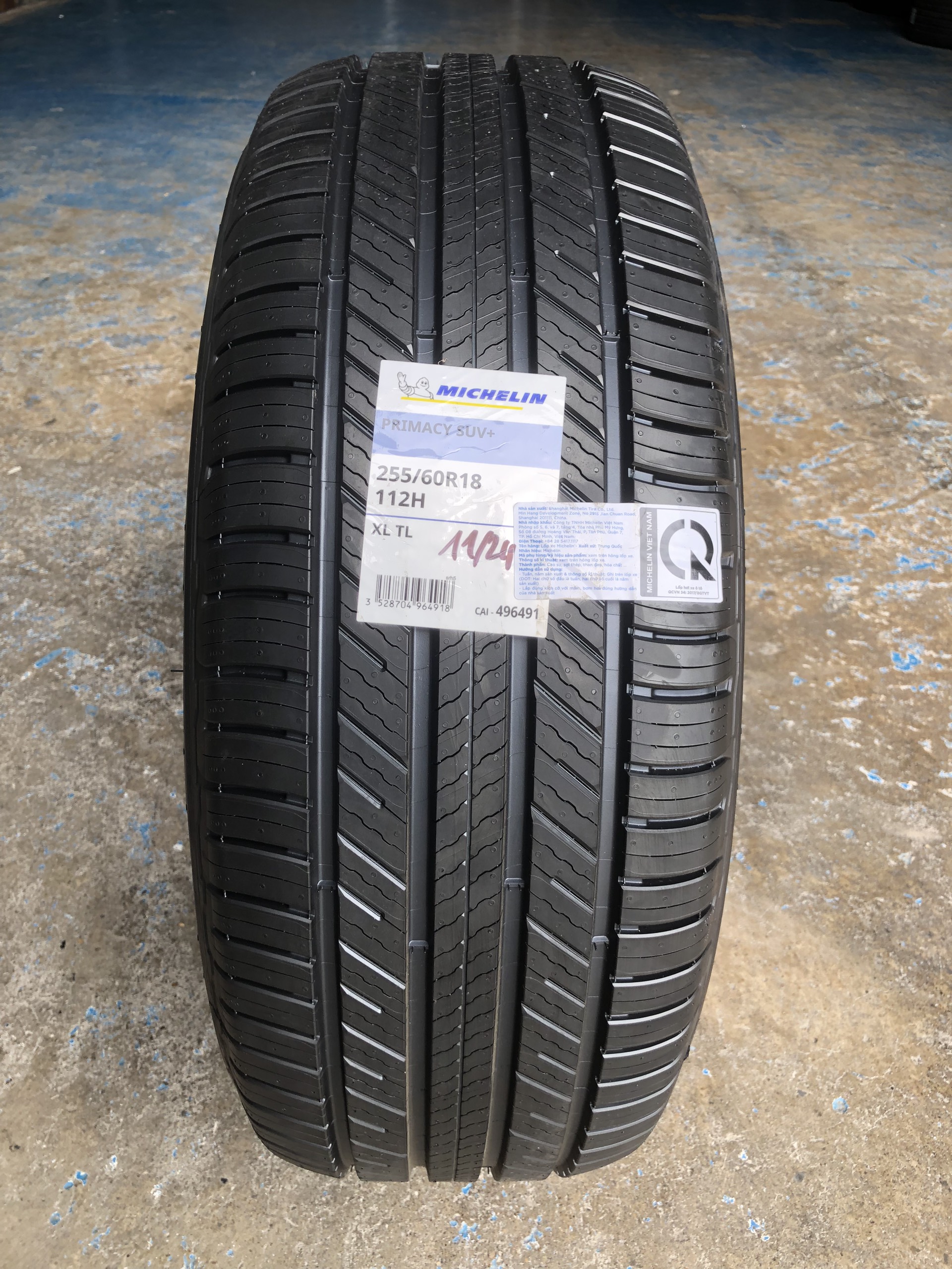 Lốp Michelin 255/60R18 Primacy SUV+