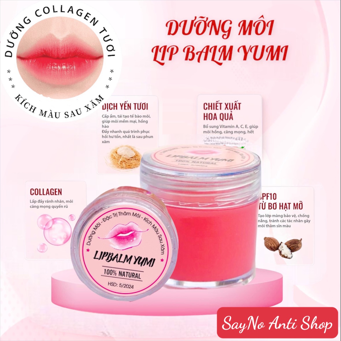 Top 10 son dưỡng môi sau xăm giúp môi lên màu chuẩn nhất - DABO - Mỹ phẩm  thiên nhiên Hàn Quốc