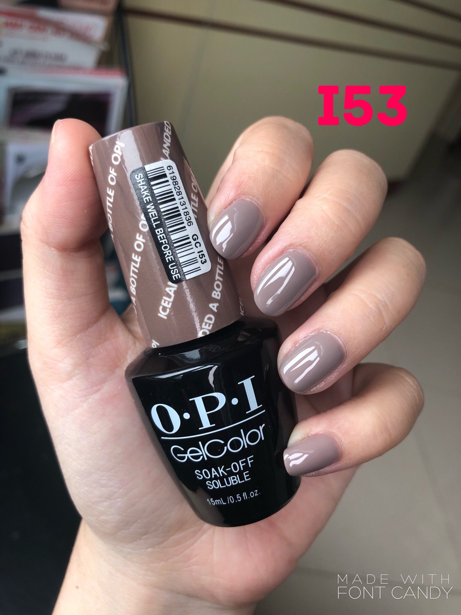 [Hcm]Sale 50% Sơn Móng Tay - Sơn Gel Hơ Máy Opi (Gci53)