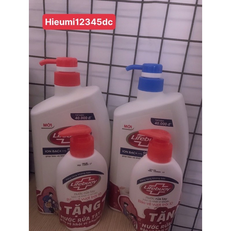 Sữa Tắm Lifebuoy+Tặng Túi Nước Rửa Tay Giá 22500Đ