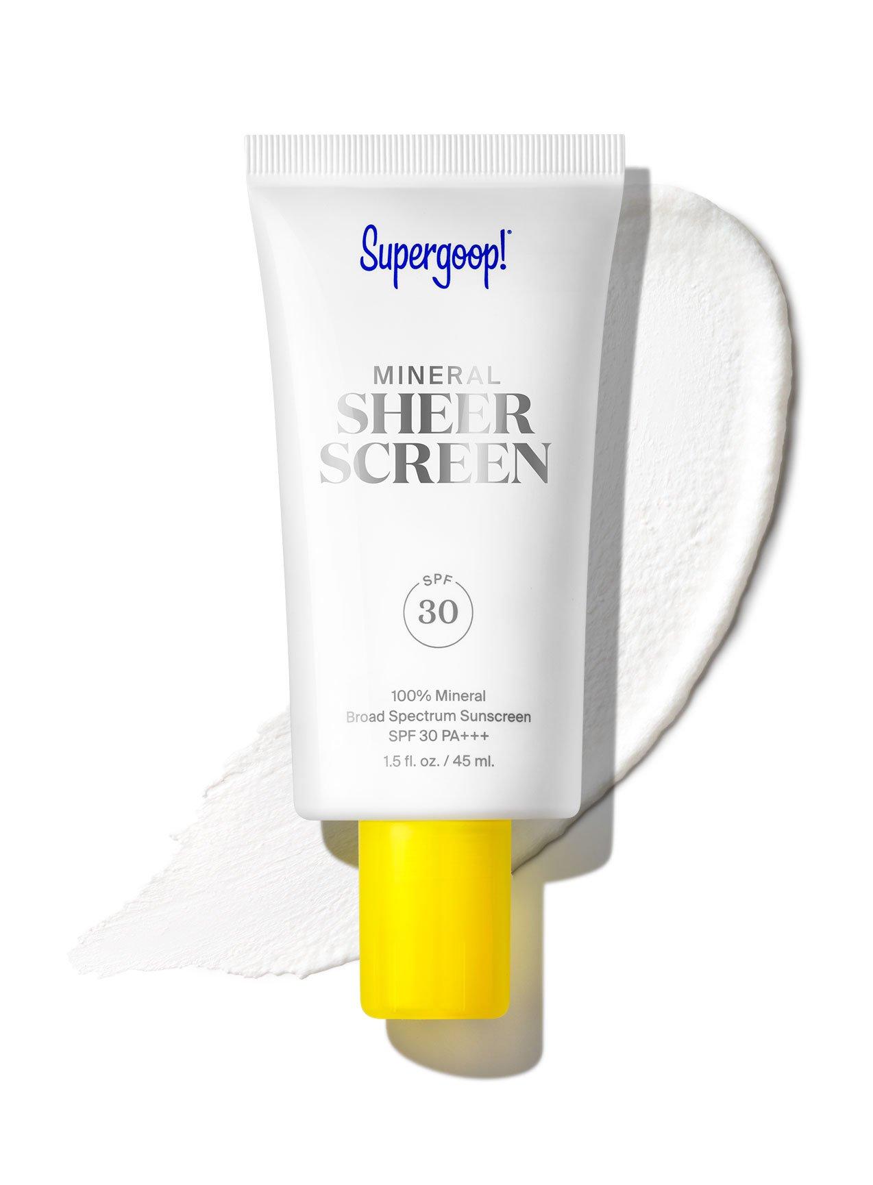 [Hcm]Supergoop! - Kem Chống Nắng Supergoop! Mineral Sheer Screen Spf 30 Pa+++ 45Ml