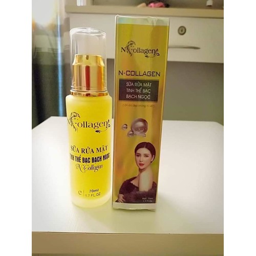 [Hcm]Sữa Rửa Mặt Tinh Thể Bạc Bạch Ngọc N - Collagen - Ngân Collagen