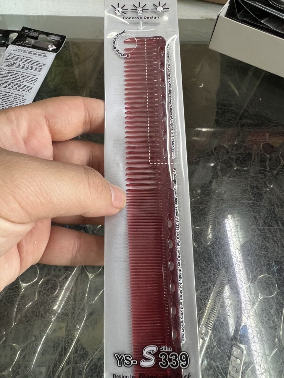 Lược cắt tóc cao cấp YS PARK S339 Slim Nhật Bản