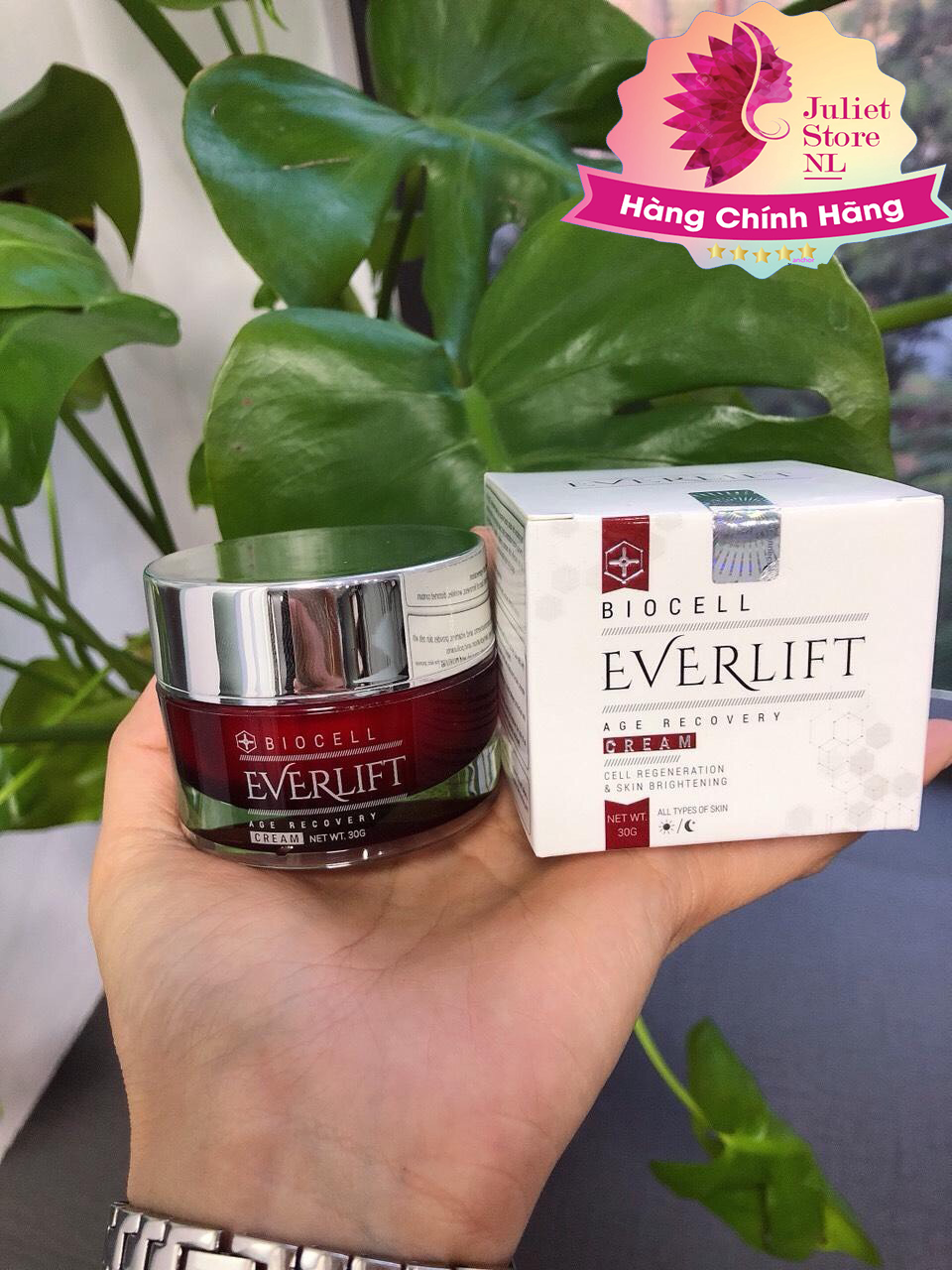 [Hcm][Chính Hãng] Everlift Cream Kem Dưỡng Trắng Sáng Và Làm Đẹp Da Bí Quyết “Không Tuổi” Dành Cho Phái Đẹp Chính Hãng