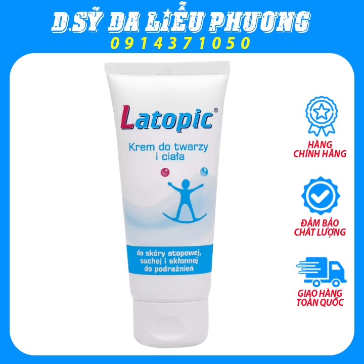 Latopic Kem Dưỡng Ẩm Làm Dịu Ngứa Da Dị Ứng 75ml