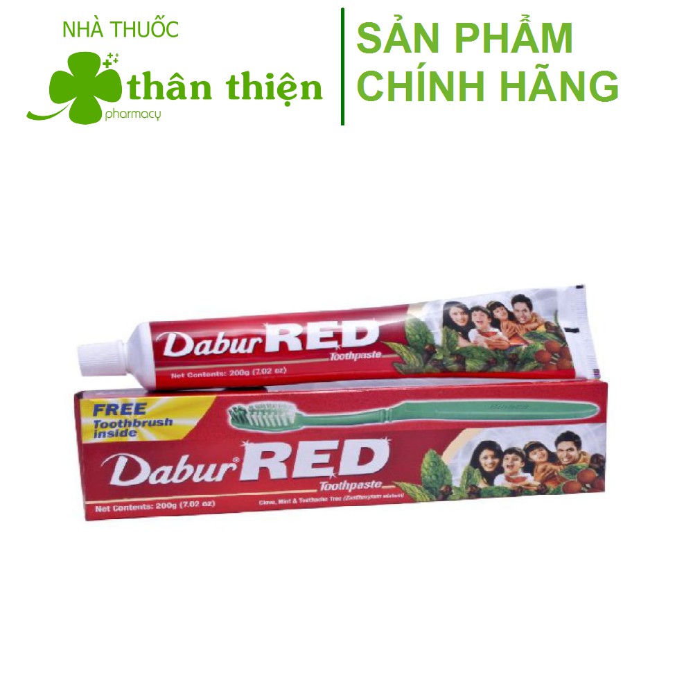 Kem Đánh Răng Dabur Red – Giúp Kháng Khuẩn Khử Mùi Hôi Miệng 100G