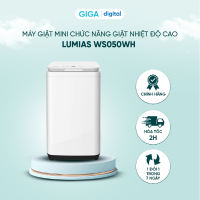 Máy giặt mini chức năng giặt nhiệt độ cao Lumias WS050WH - 1500W 3kg giặt