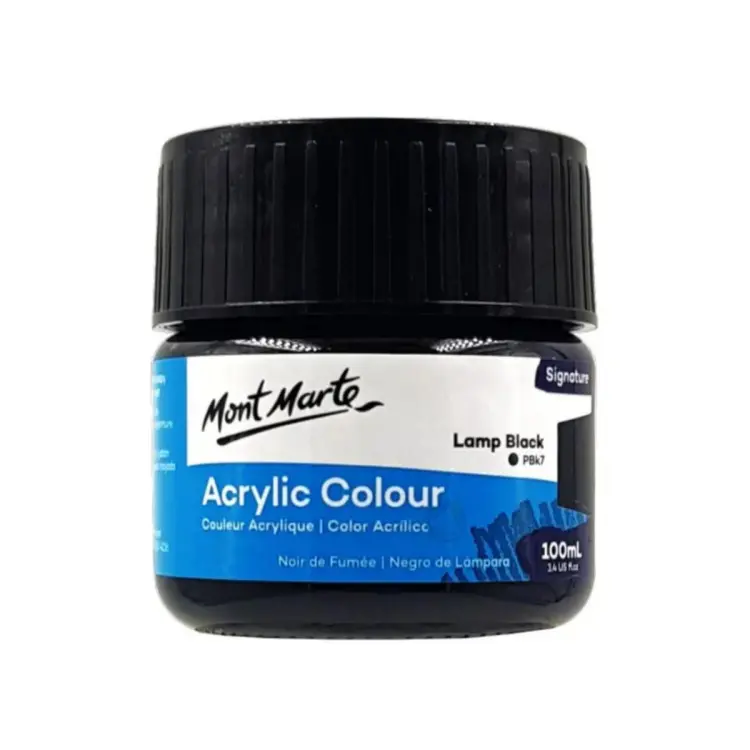 [Chính hãng] Màu Acrylic Mont Marte tuýp lẻ tùy chọn vẽ trên vải giày thủy tinh.. Không phai không thấm nước - 75ml
