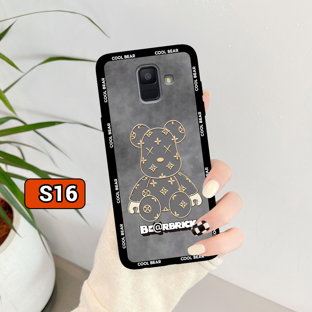 Ốp lưng Samsung A6 2018/ A6+ /A6 Plus bear brick ốp điện thoại in hình 3D phong cách thời trang