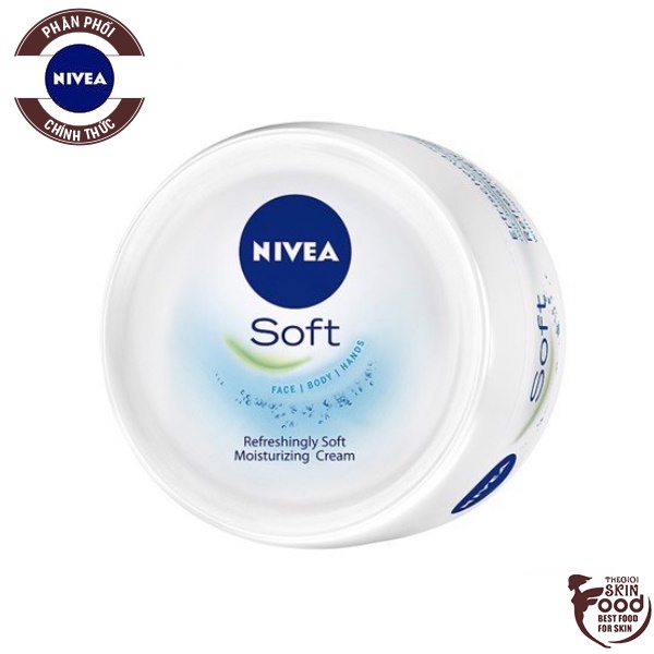 Kem Dưỡng Ẩm Mềm Da Nivea Soft Refreshingly Soft Moisturizing Cream 50Ml