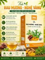 Trà rau mương ngệ vàng hộp 30 túi 3g - Hỗ trợ dạ dày