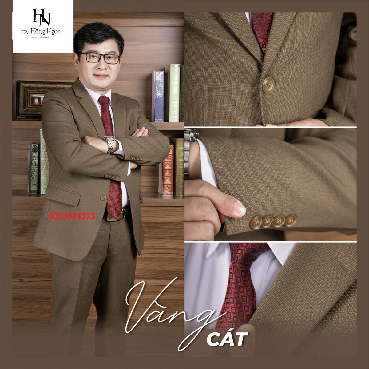 bộ vest nam comple - bộ quần áo vest trung niên 2 khuy vải cao cấp chuẩn phom lịch lãm