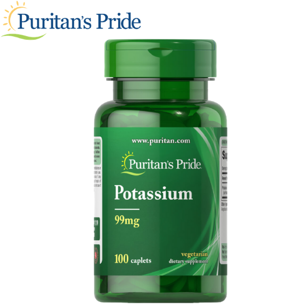 Viên Uống Hỗ Trợ Giảm Sỏi Thận Giảm Táo Bón Bổ Sung Sinh Lực Potassium 99 Mg 100 Viên (Hsd: 10/22)