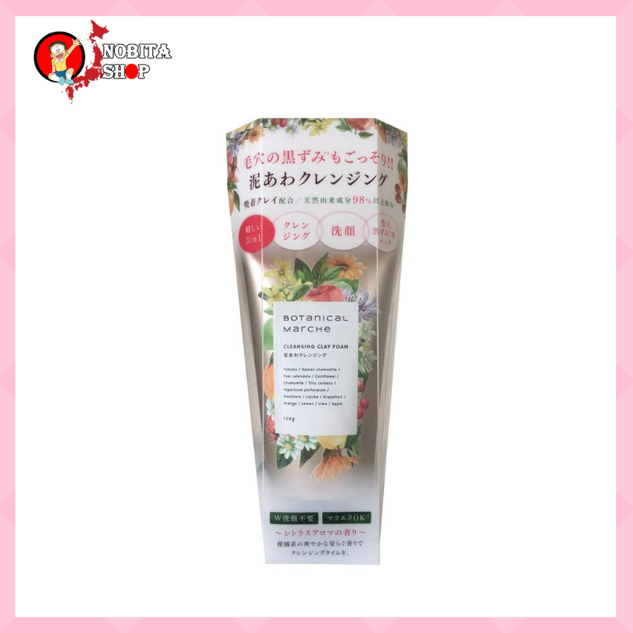 Sữa Rửa Mặt Thảo Mộc Botanical Marche 120G Nhật Bản