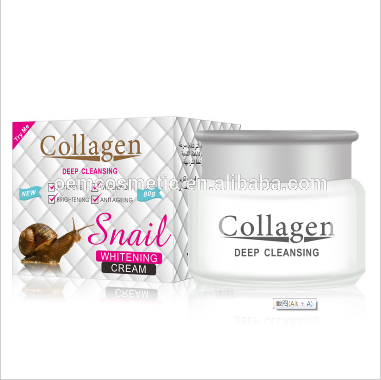Kem Dưỡng Da Trắng Da Cao Cấp Collagen Snail Whitening Cream 80g